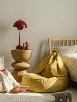 Kinderzitzak Bunny gemaakt van fluweel