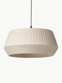 Klassieke hanglamp Dicte van geplooide stof