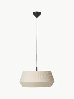 Klassieke hanglamp Dicte van geplooide stof