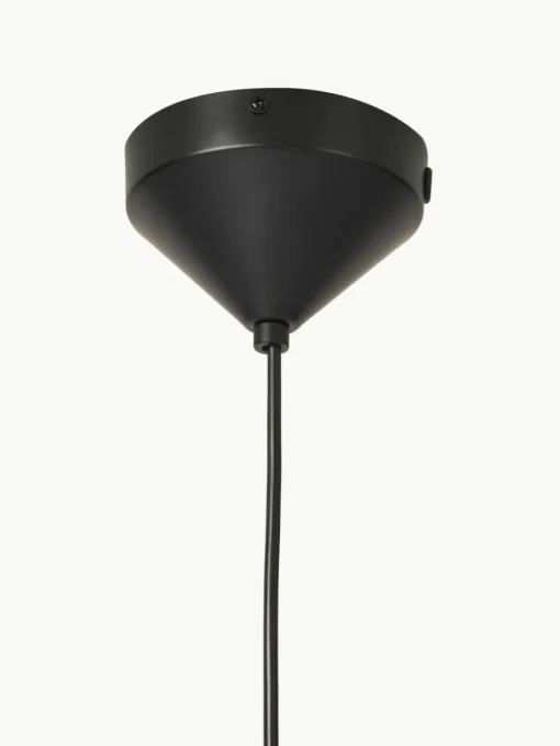 Klassieke hanglamp Dicte van geplooide stof