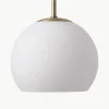 Kleine bolvormige hanglamp Ball, in verschillende formaten
