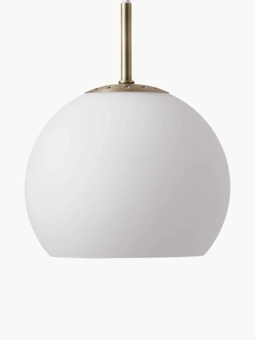 Kleine bolvormige hanglamp Ball, in verschillende formaten