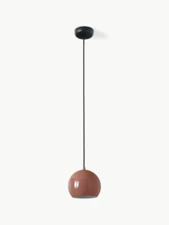 Kleine bolvormige hanglamp Ballbraun