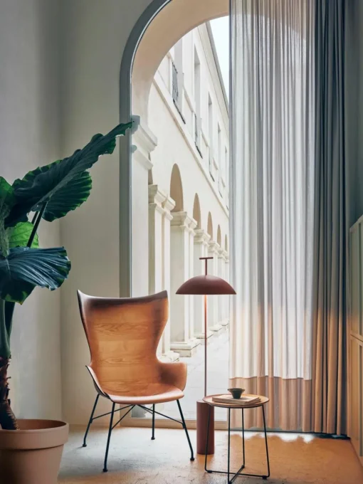 Kleine design LED vloerlamp Geen-A, dimbaar
