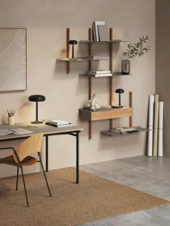 Kleine dimbare LED tafellamp Emendo met oplader