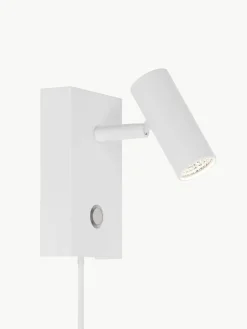 Kleine dimbare LED wandlamp Omari met stekker