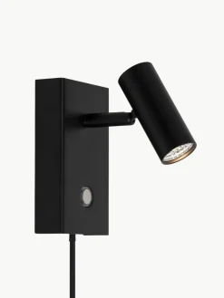 Kleine dimbare LED wandlamp Omari met stekker