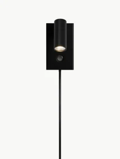 Kleine dimbare LED wandlamp Omari met stekker