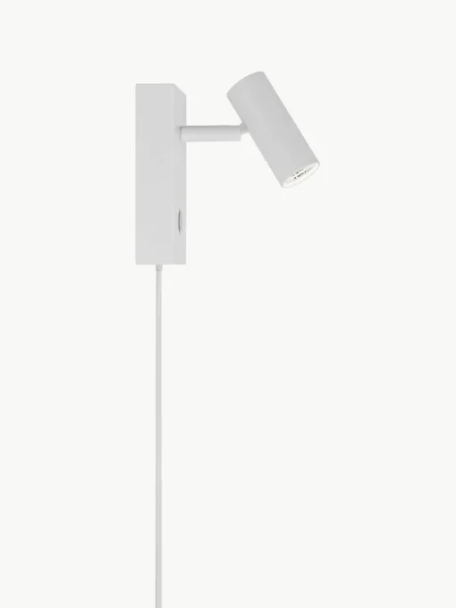Kleine dimbare LED wandlamp Omari met stekker