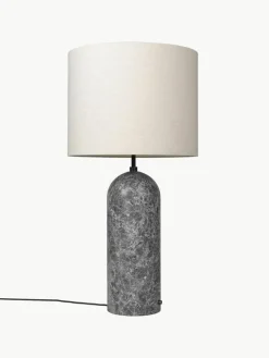 Kleine dimbare vloerlamp Gravity met marmeren voet