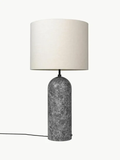 Kleine dimbare vloerlamp Gravity met marmeren voet