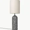 Kleine dimbare vloerlamp Gravity met marmeren voet