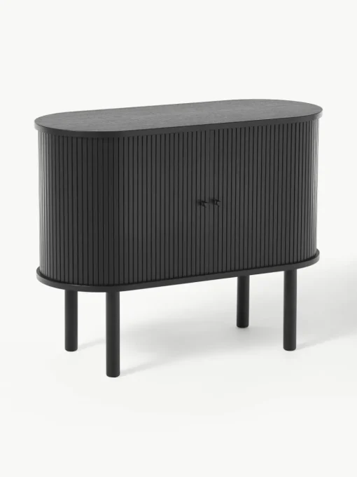 Kleine dressoir Calary met geribde voorzijde