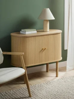Kleine dressoir Calary met geribde voorzijde