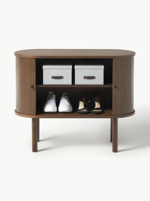 Kleine dressoir Calary met geribde voorzijde