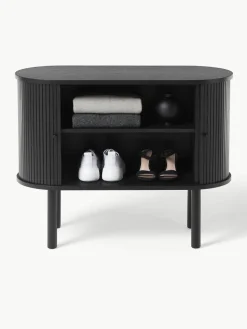 Kleine dressoir Calary met geribde voorzijde