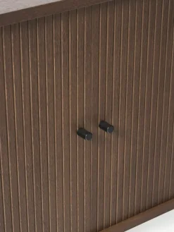 Kleine dressoir Calary met geribde voorzijde