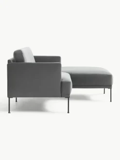 Kleine fluwelen hoekbank Fluente