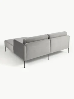 Kleine fluwelen hoekbank Fluente