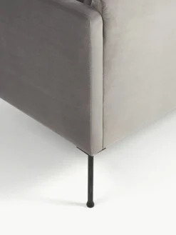 Kleine fluwelen hoekbank Fluente