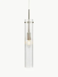 Kleine glazen hanglamp Tubo
