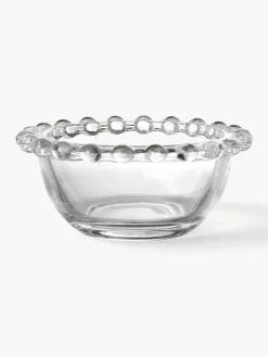 Kleine glazen schaaltjes Perles, 2 stuks