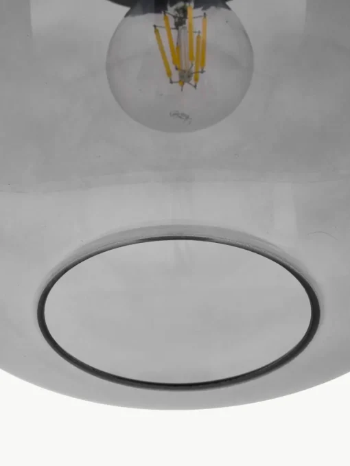 Kleine hanglamp Alton van rookglas