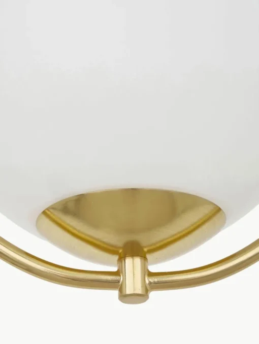 Kleine hanglamp Avalon van opaalglas