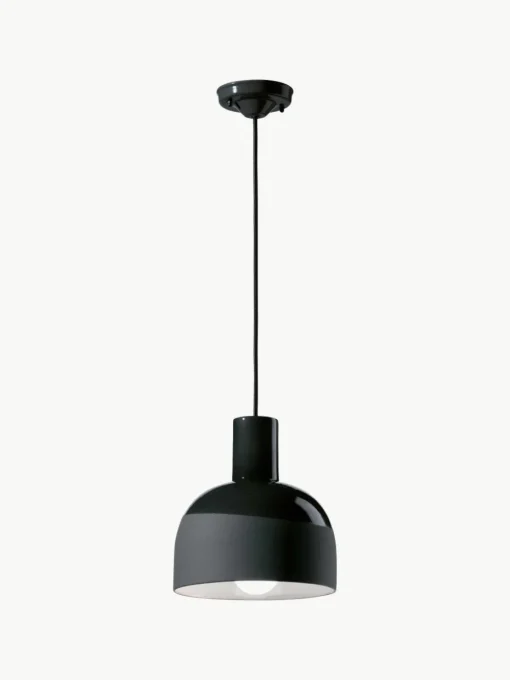 Kleine hanglamp Caxixi, handgemaakt