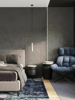 Kleine hanglamp Fadre van beton