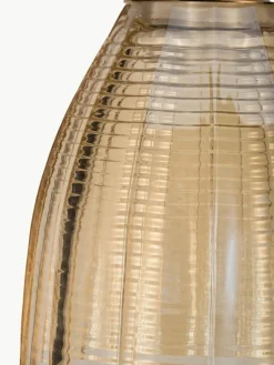 Kleine hanglamp Gleaming Gold van glas