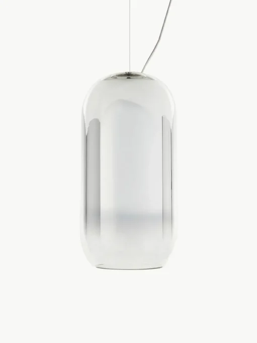 Kleine hanglamp Gople Mini, mondgeblazen