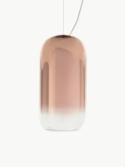 Kleine hanglamp Gople, mondgeblazen