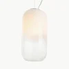 Kleine hanglamp Gople, mondgeblazen