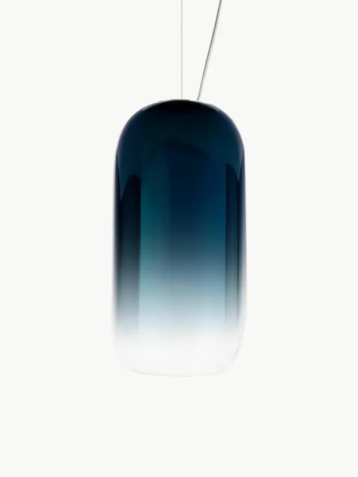 Kleine hanglamp Gople, mondgeblazen