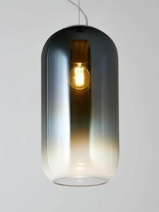 Kleine hanglamp Gople, mondgeblazen