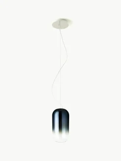 Kleine hanglamp Gople, mondgeblazen