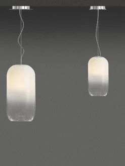 Kleine hanglamp Gople, mondgeblazen