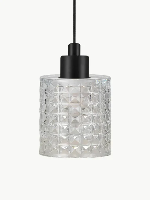 Kleine hanglamp Hollywood van glas