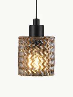 Kleine hanglamp Hollywood van glas
