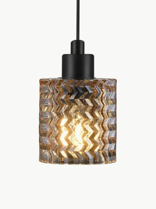 Kleine hanglamp Hollywood van glas