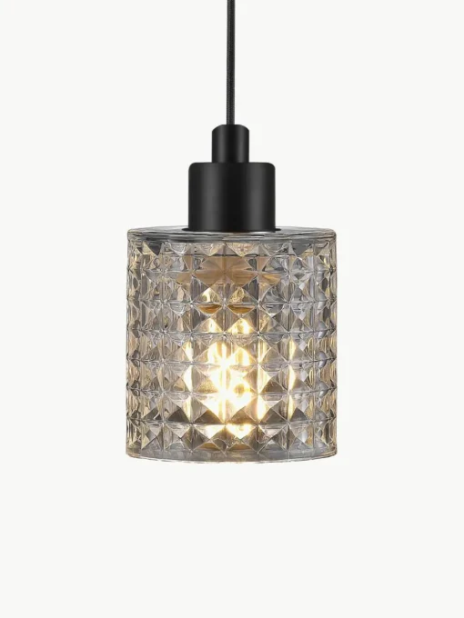 Kleine hanglamp Hollywood van glas