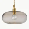 Kleine hanglamp Horizon, mondgeblazen