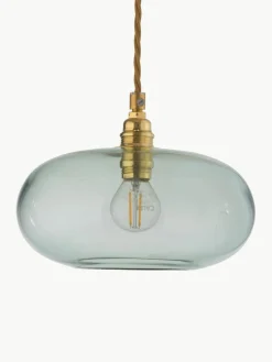 Kleine hanglamp Horizon, mondgeblazen
