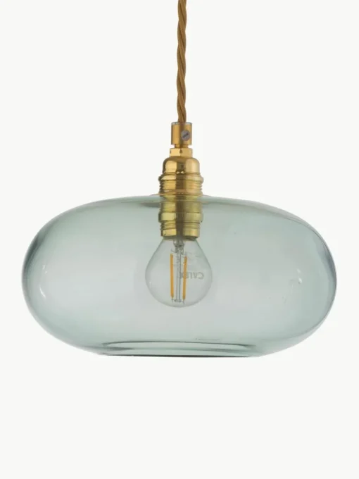 Kleine hanglamp Horizon, mondgeblazen