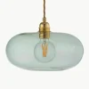 Kleine hanglamp Horizon, mondgeblazen