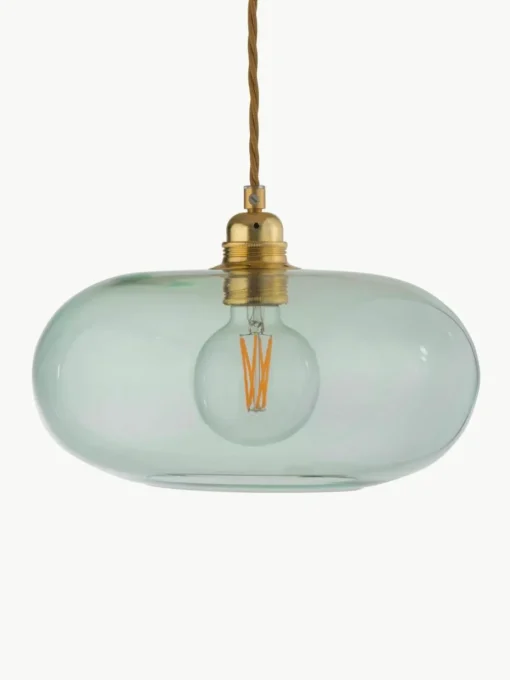 Kleine hanglamp Horizon, mondgeblazen