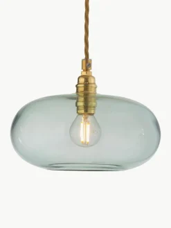 Kleine hanglamp Horizon, mondgeblazen