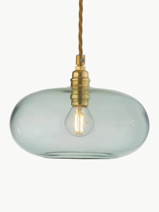 Kleine hanglamp Horizon, mondgeblazen