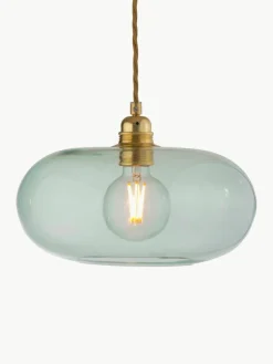 Kleine hanglamp Horizon, mondgeblazen